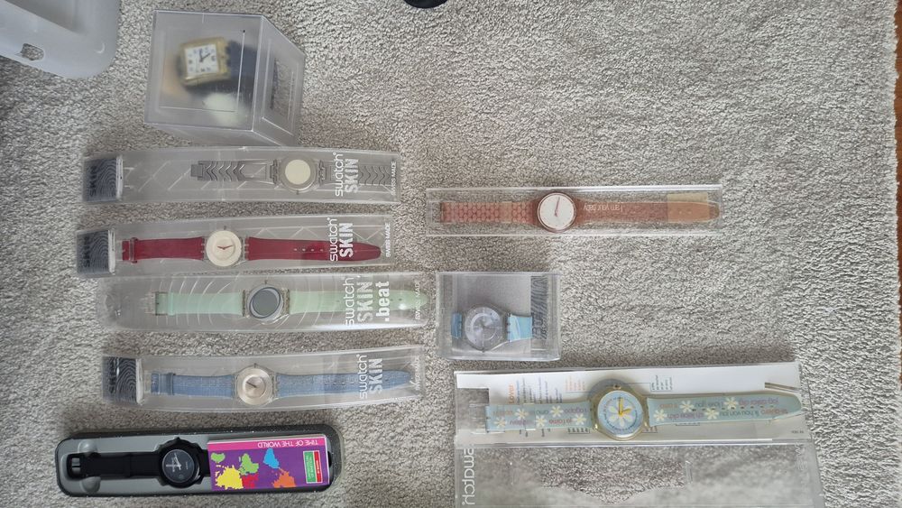 Swatch - relógios antigos e edições especiais