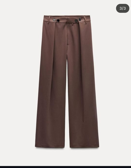 Брюки палаццо zara 38