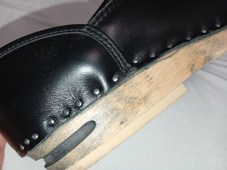 Стильные, кожаные Сабо (Клоги) на Деревянной подошве