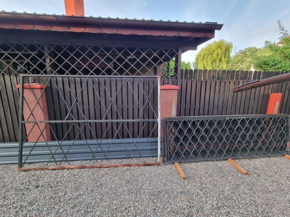 Przęsła metalowe na bramę, ogrodzenie, płot, kraty