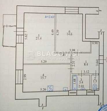 2-кімнатна квартира за адресою вул. Бориспільська (площа 65 м²) - Atlanta.ua - фото 3