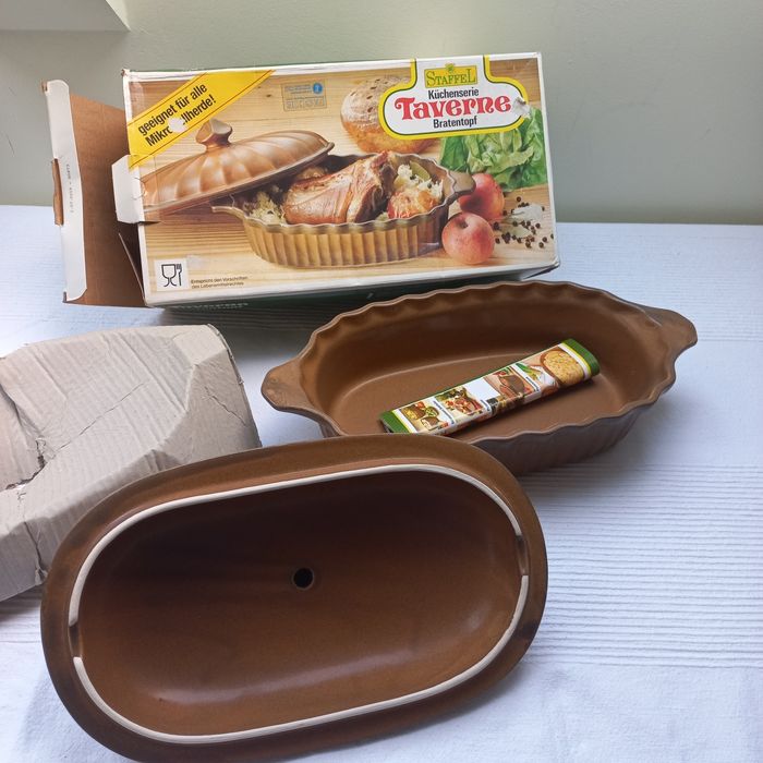 Gerzit naczynie żaroodporne forma do zapiekania do pieczenia duża nowa