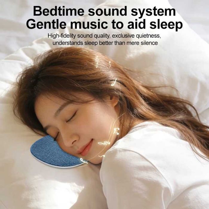 Pequena coluna Bluetooth portátil, ajuda no sono. Nova, em caixa.