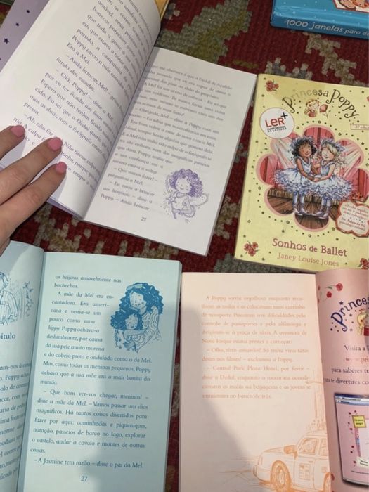 4 livros criança princesa poppy