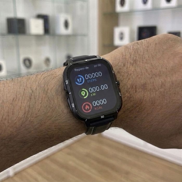 Smartwatch para Android e iOS - Chamadas, notificações e comandos de voz