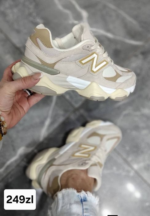 Buty sportowe damskie sneakersy Nb New Balance 9060 beżowe