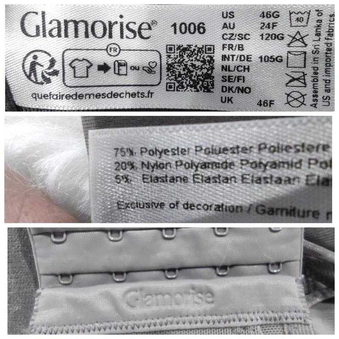 105G Мягкий спортивный бюстгальтер plus plus size с бесшовными чашками