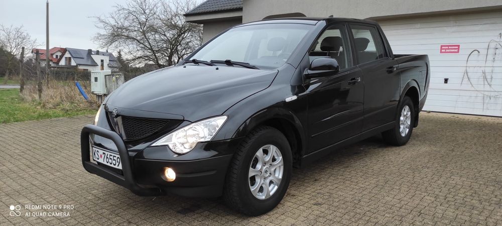 SsangYong/KGM Actyon Piękny Actynon 2.0 Disel 141km Picap 4x4 Automat 5 osób Super Stan