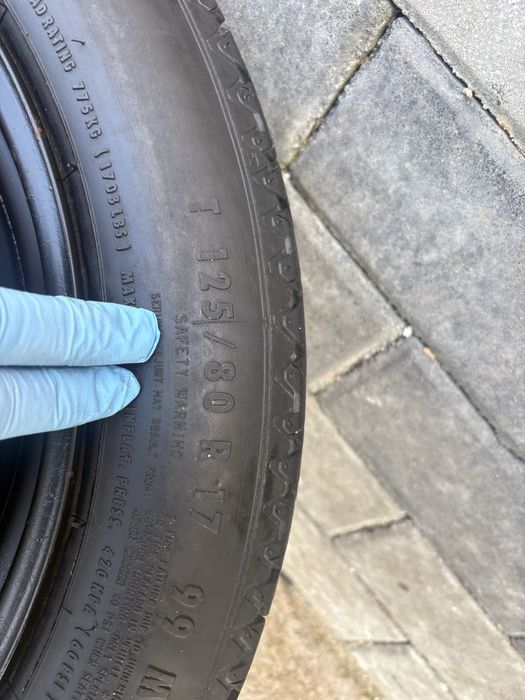 Dojazdówka koło zapasowe zapasówka 17’ 5x120 bmw e46 e90 e60