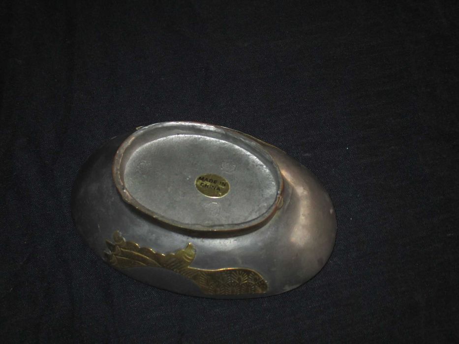 5 Caixas em forma de Pato Estanho e Latão