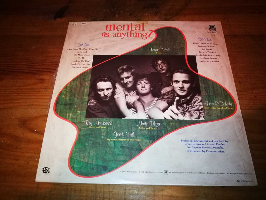 MENTAL AS ANYTHING  - If You Leave Me, Can I Came Too? LP