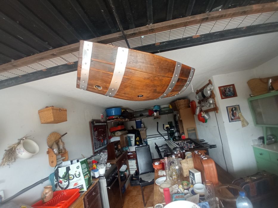 Candeeiro o rústico feita vintage