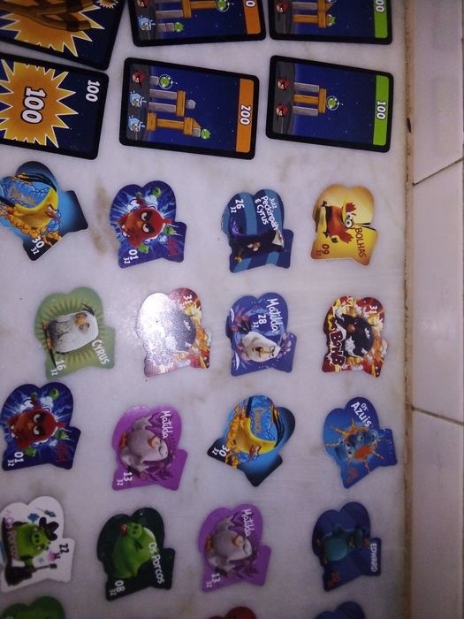 Conjunto de Cartas/Cromos Angry Birds
