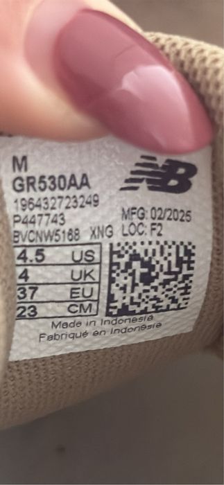 New balance n37 novos