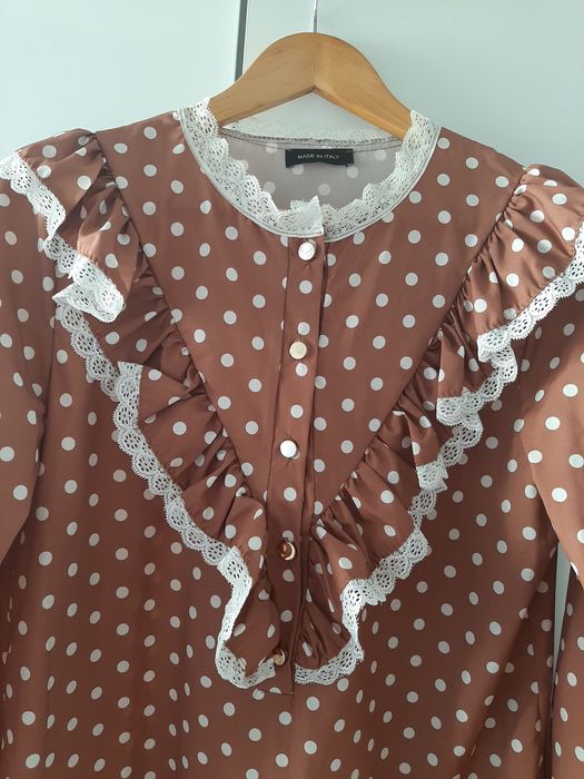 Koszula damska  w groszki WARTO