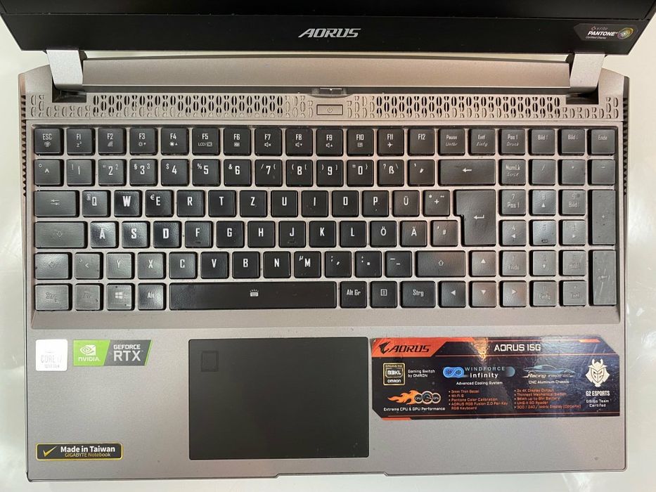 Aorus 15g WB stan bardzo dobry