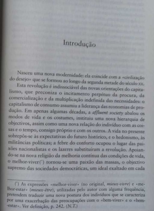 A Felicidade Paradoxal - Gilles Lipovetsky