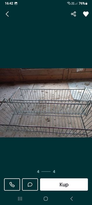 Kosze metalowe do przechowywania  2 sztuki