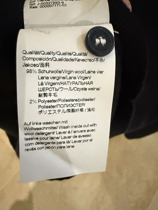 Свитер  Hugo Boss wool merino оригинал