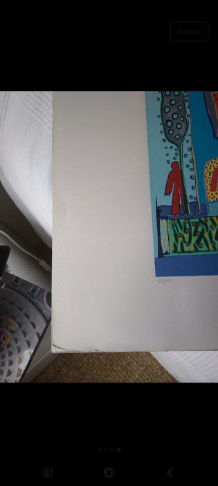 Serigrafia CPS Gato Azul de Vítor Alves