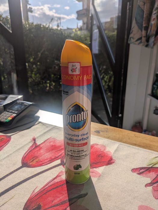 Pronto lime Uniwersalny spray do czyszczenia powierzchni 300ml Limonka