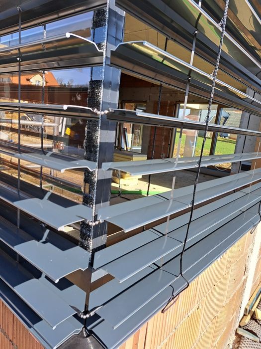 Żaluzje fasadowe z90 c80 pergola aluminiowa