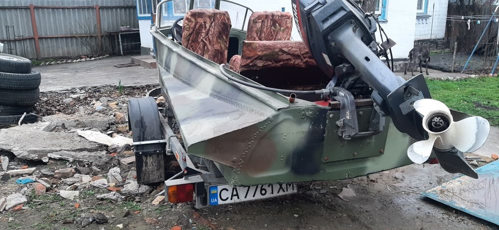 Лодка Южанка с мотором Ямаха 25