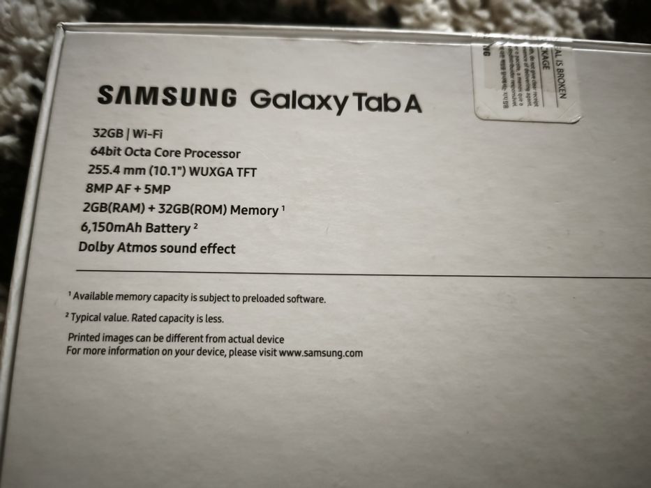 Tablet samsung Galaxy A443783041223249921