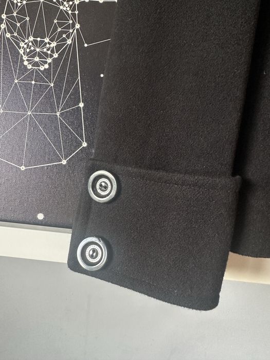 Kurtka marynarka krótki płaszcz czarny dwurzędowy new image 36