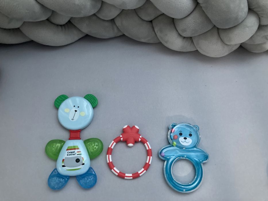 # zestaw grzechotek / gryzaków# nieużywane# okazja