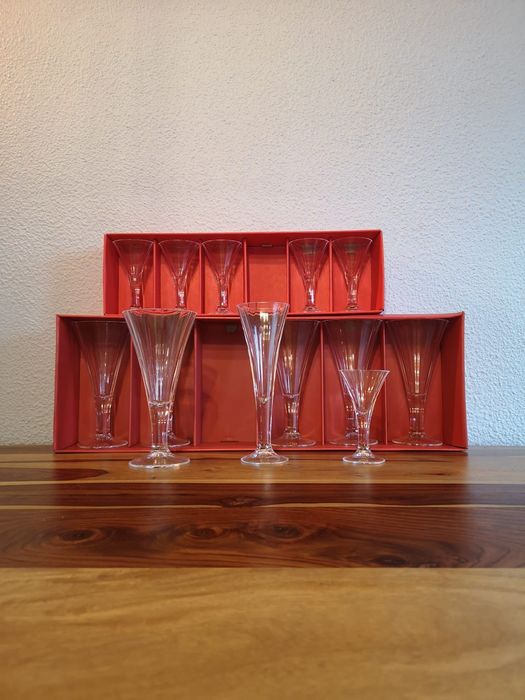 Copos de cristal Monceaux, da "Cristal d'arques", vários tamanhos