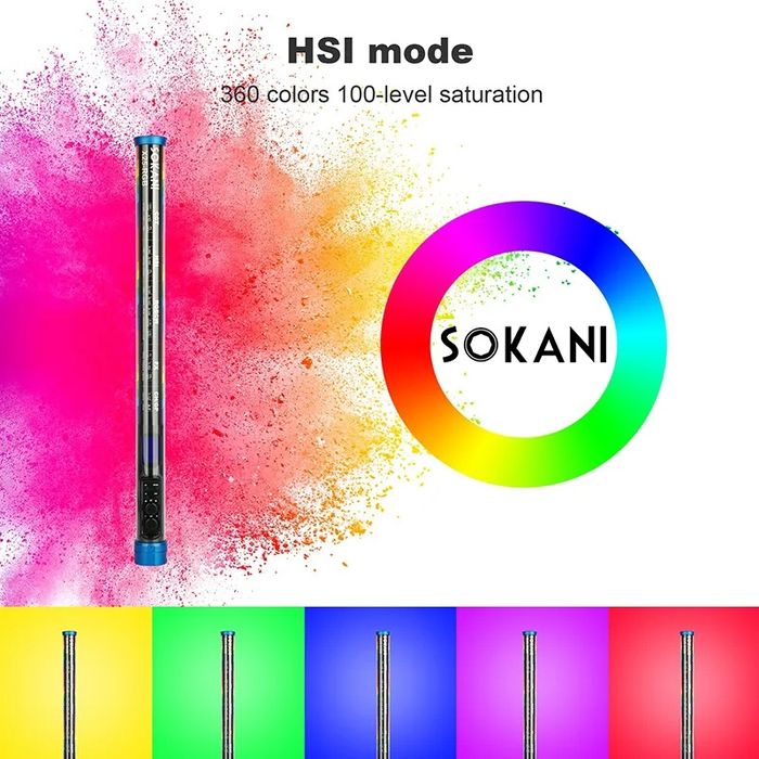 Bastão de Led RGB - SOKANI X25 SELADO