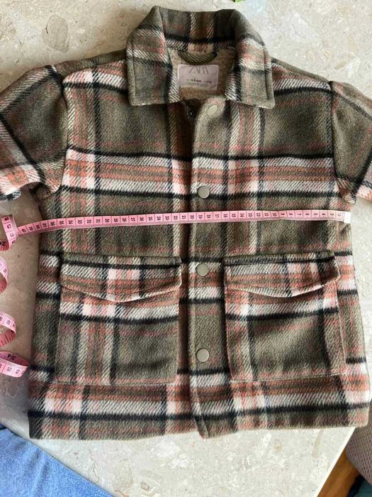 Дитяче пальто на шубці ZARA 4-5 110см