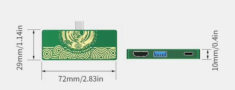 Stacja dokująca dla Nintendo Switch, adapter HDMI USB C