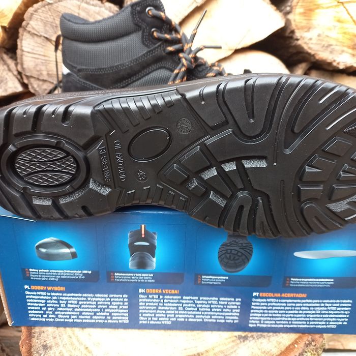 Skórzane buty robocze 43