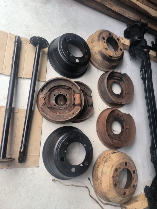 Прицеп балка і міст на причеп до трактора мінітрактора і іншої техніки