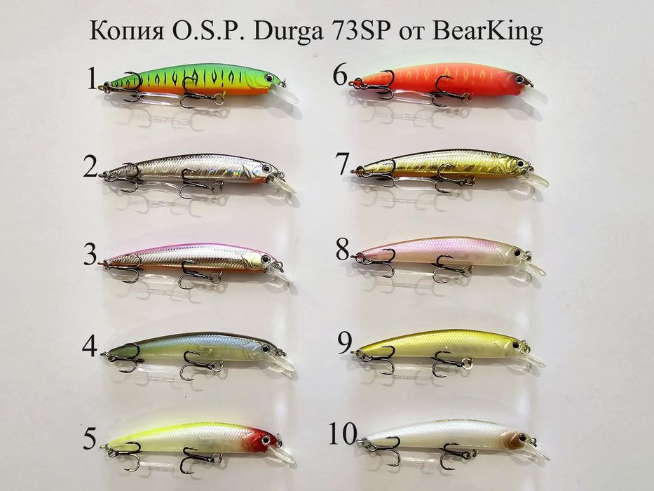 OSP VARUNA RUDRA 阿修羅 DURGA ミノー セット Воблер O.S.P. Rudra 130SP Varuna 110SP Asura 92,5 Durga 73 от