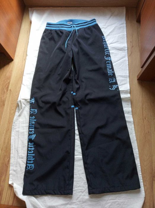 Spodnie dresowe cieplejsze dwuwarstwowe proste nogawki M/L - Boulevard