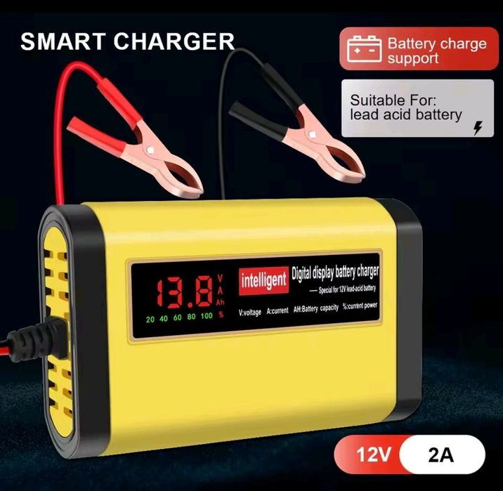 Зарядка--Універсальний зарядний пристрій для малих автомобільних і мот