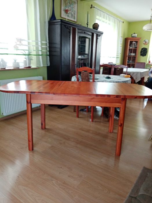 Stół drewniany rozkładany 90 x 140