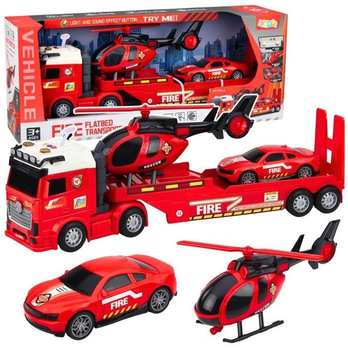 Zestaw strażacko światło + dźwięk pudełko,610x250 mm