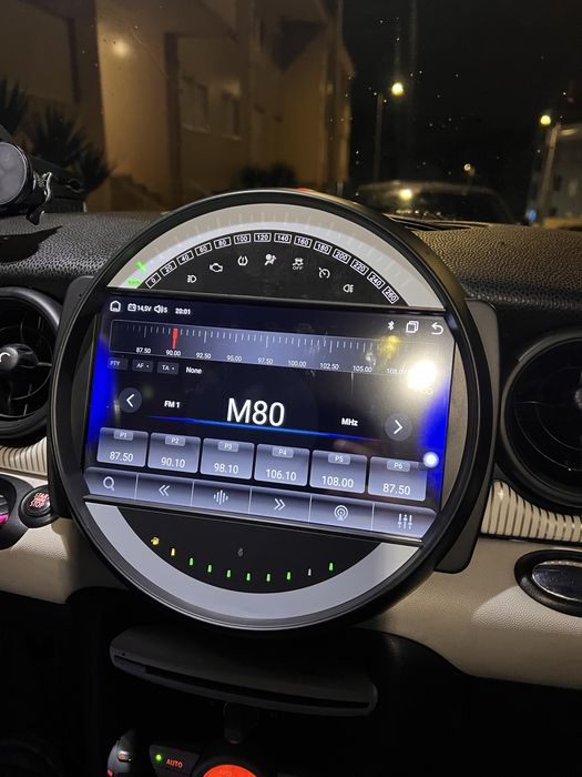 Radio Mini Cooper 2006/2015 carplay Bluethoot Android Auto