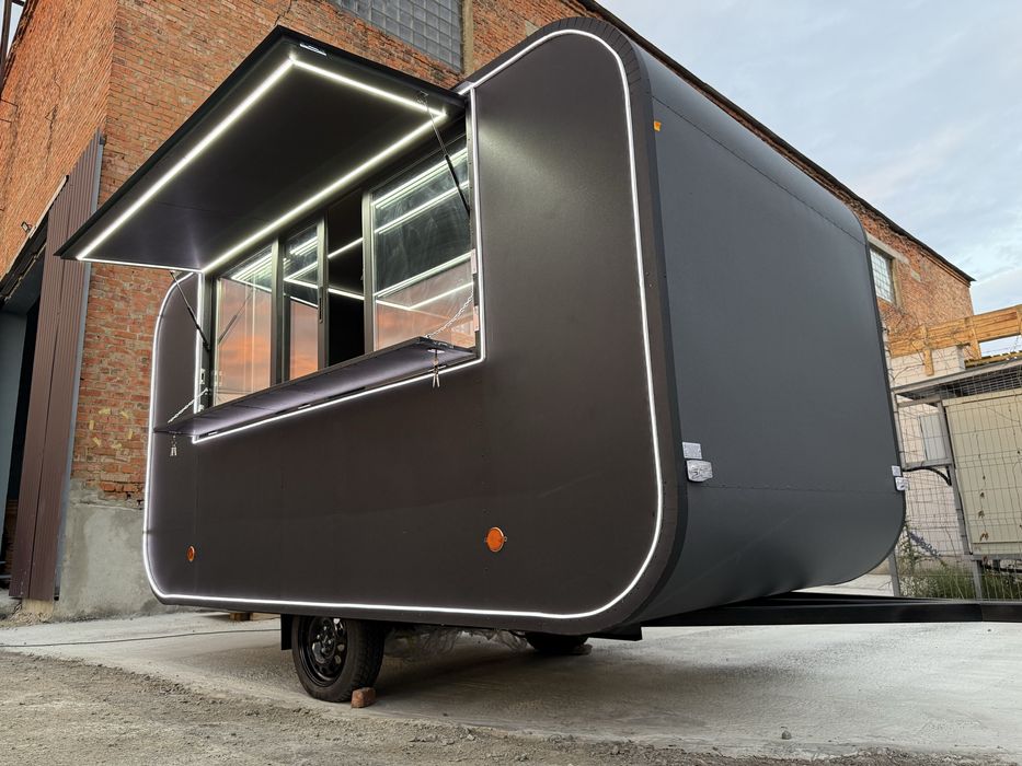 Торговий кіоск-причіп, фастфуд, кавярня, каліфорнія, шаурмічна, бургер