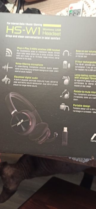 Игровые наушники asus