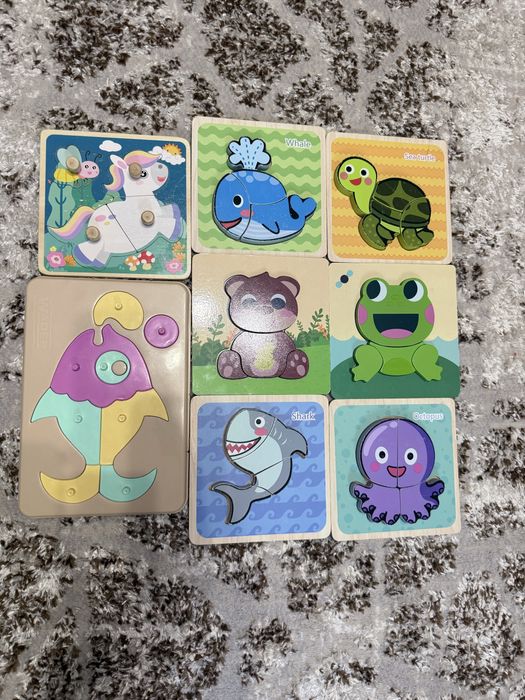 Розвиваючі пазли/вкладиші