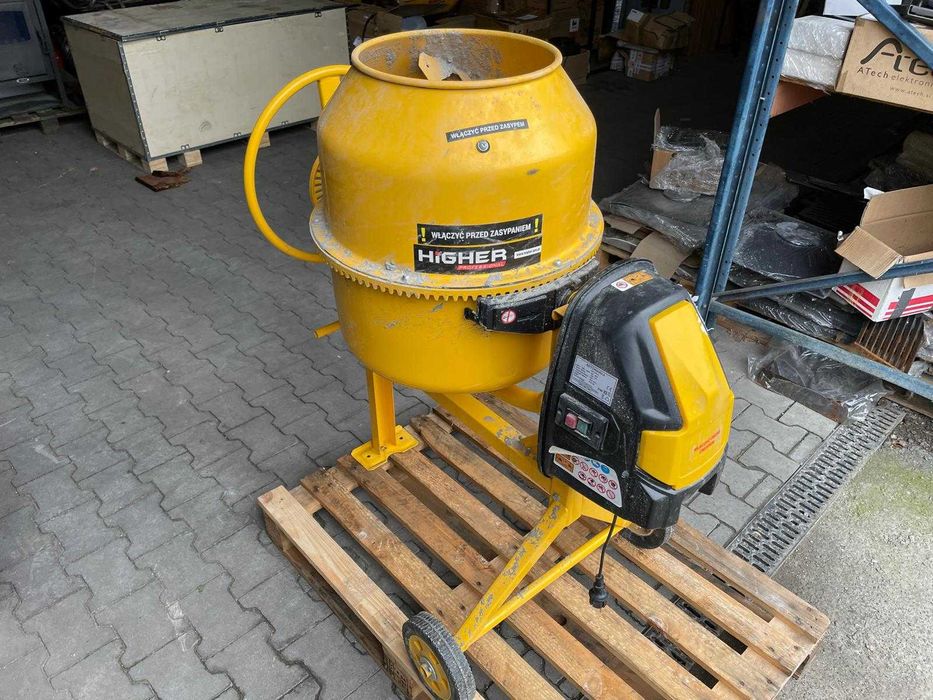 Betoniarka wolnospadowa mieszalnik HIGHER PROFESSIONAL 120 L 230V 650W II Gatunek