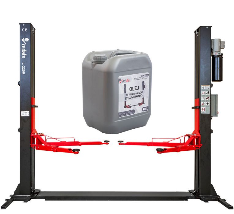 Podnośnik Samochodowy Dwukolumnowy z Ramą 4T Automat REDATS