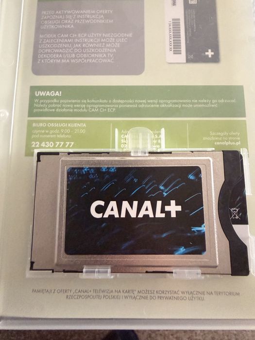 Moduł cam CI + canal plus