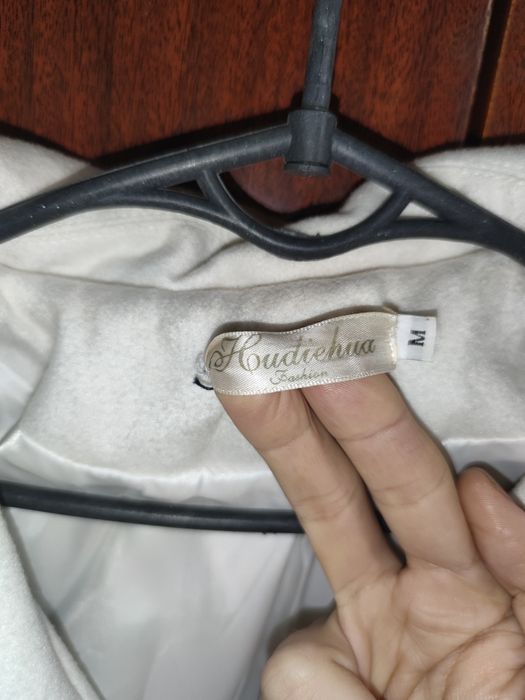 Белое женское пальто-пиджак Huachenhua Fashion, размер M