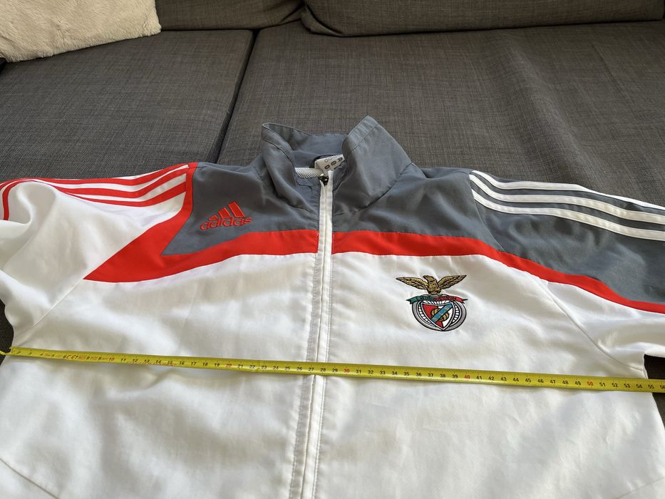 Casaco Branco Oficial Benfica Adidas 2006 2007